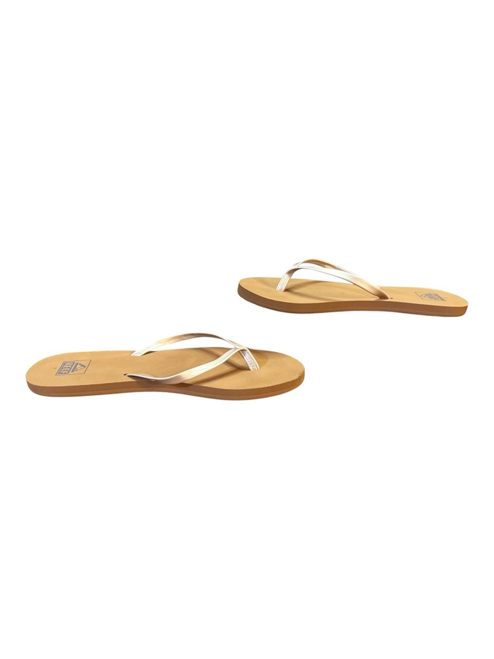 Reef Bliss Nights Flip Flop Sandals Tan/Champagne Metallic Women’s Size 7 - Picture 5 of 8